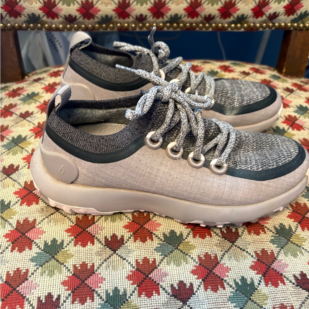 allbirds Women's Knit Sneaker in Heather Charcoal size 8